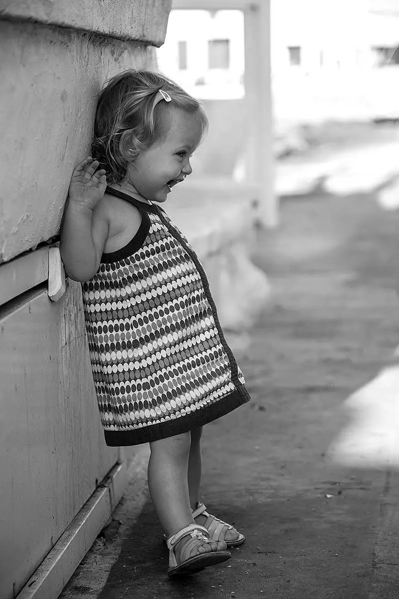 Studio editorial children portrait in Mykonos, Greece