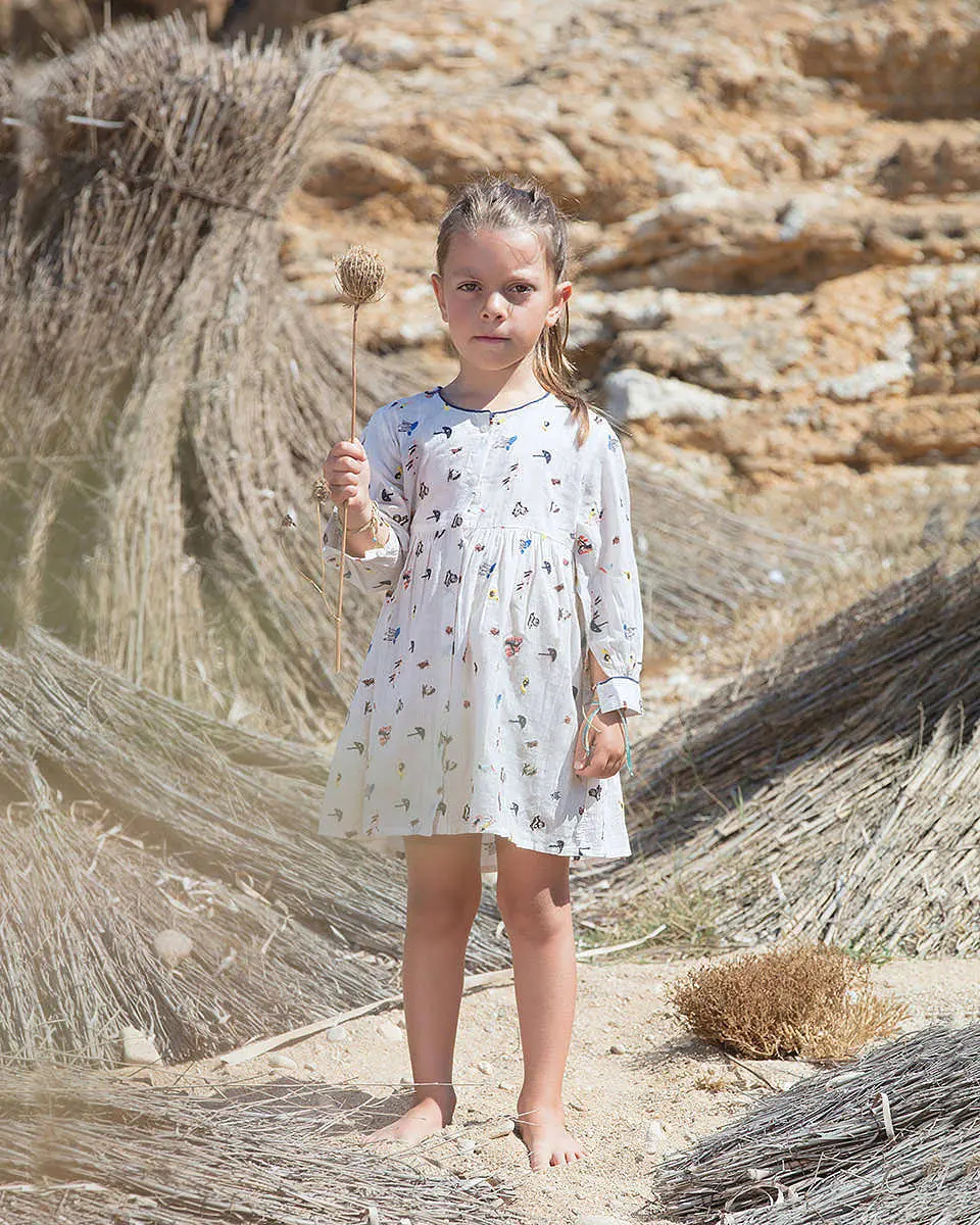 Playful villa children portrait in Mykonos, Greece