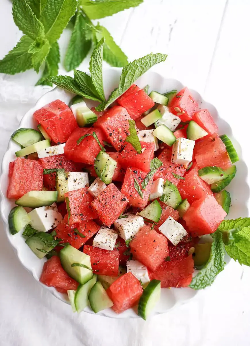 Colourful seafood tartare with caviar and tomato, food photography in Mykonos, Greece
