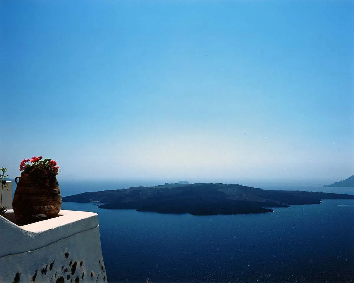 Warm tone Mykonos passage travel photography in Greece