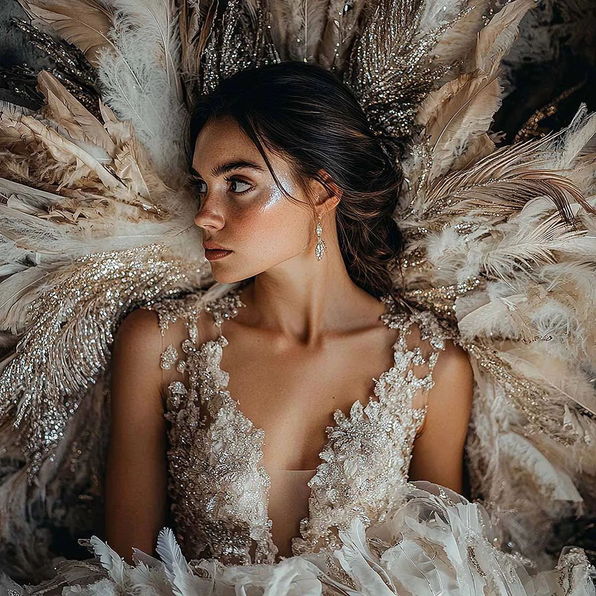 Sunlit editorial bridal wedding photography at a Mykonos villa, in Mykonos, Greece