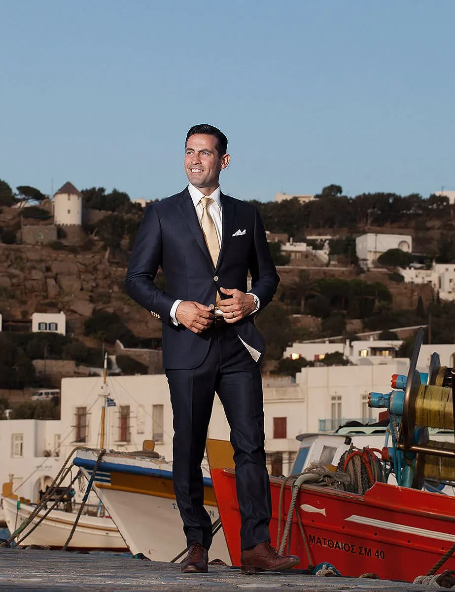 Sunlit lantern wedding photography in a Mykonos courtyard, in Mykonos, Greece